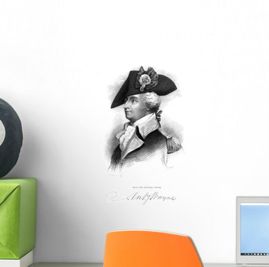 Digitally Restored Revolutionary War Wall Decal