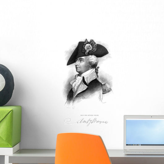 Digitally Restored Revolutionary War Wall Decal