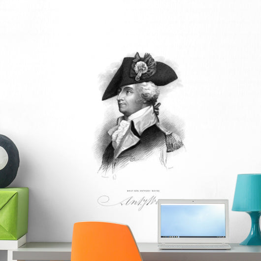 Digitally Restored Revolutionary War Wall Decal