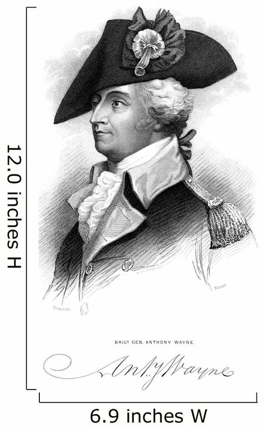 Digitally Restored Revolutionary War Wall Decal