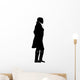 Silhouette President Thomas Jefferson Wall Decal