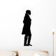 Silhouette President Thomas Jefferson Wall Decal