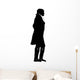 Silhouette President Thomas Jefferson Wall Decal