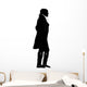 Silhouette President Thomas Jefferson Wall Decal