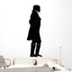 Silhouette President Thomas Jefferson Wall Decal