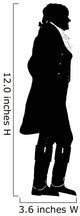 Silhouette President Thomas Jefferson Wall Decal