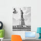 Vintage Print Showing Statue Wall Decal