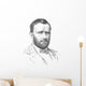 Vintage Civil War Portrait Wall Decal Design 1