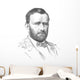 Vintage Civil War Portrait Wall Decal Design 1