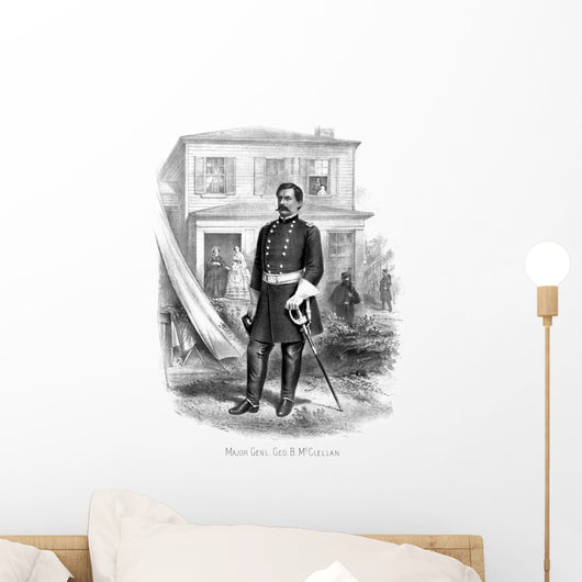 Vintage Civil War Print Wall Decal
