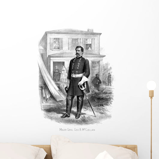 Vintage Civil War Print Wall Decal