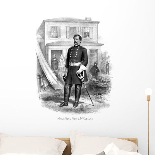 Vintage Civil War Print Wall Decal