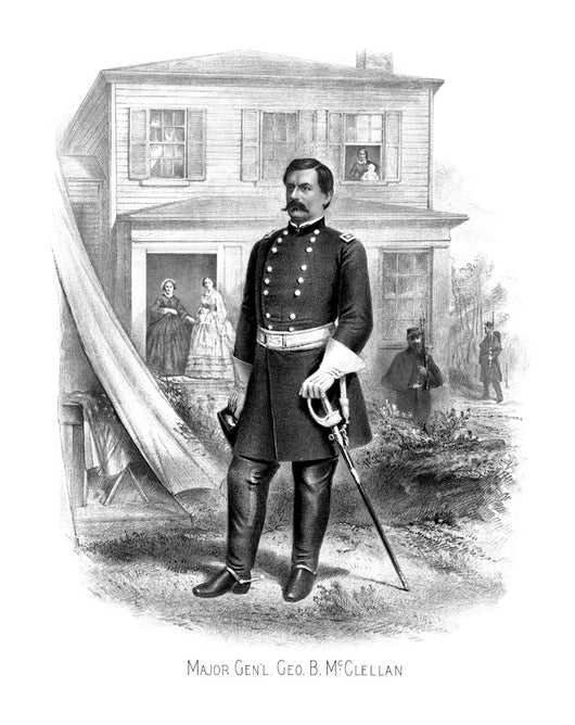 Vintage Civil War Print Wall Decal