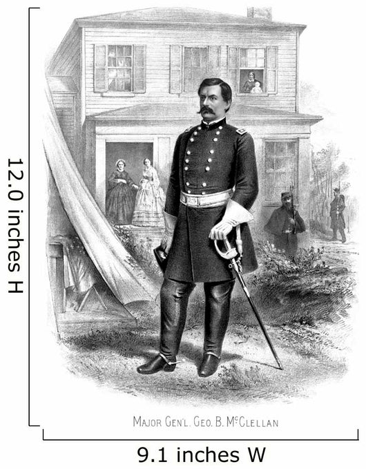 Vintage Civil War Print Wall Decal