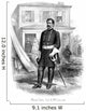 Vintage Civil War Print Wall Decal