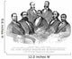 American History Print First Wall Decal