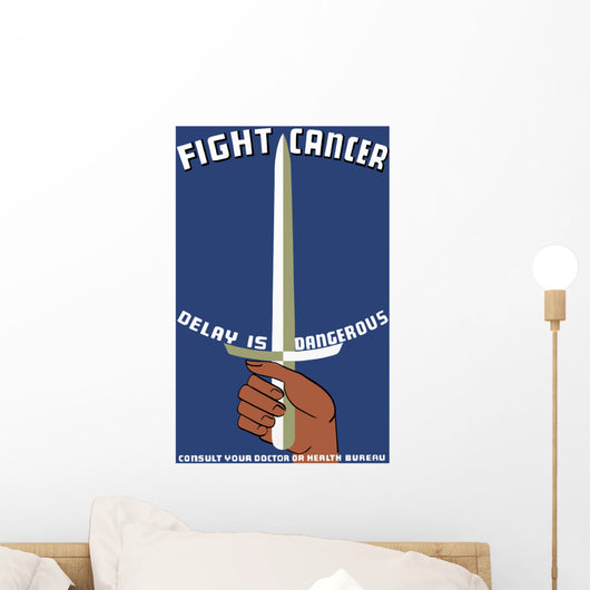 Vintage Wpa Propaganda Poster Wall Decal Design 2