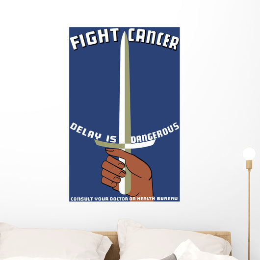 Vintage Wpa Propaganda Poster Wall Decal Design 2