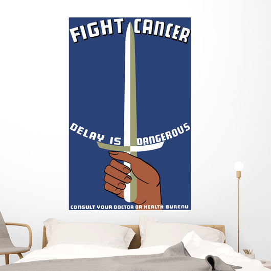 Vintage Wpa Propaganda Poster Wall Decal Design 2