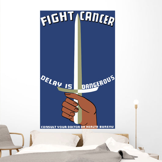 Vintage Wpa Propaganda Poster Wall Decal Design 2