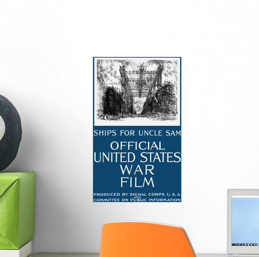 Vintage World War I Wall Decal Design 3
