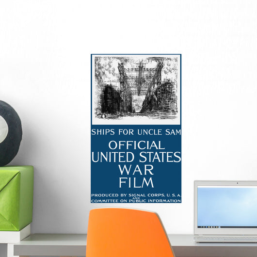 Vintage World War I Wall Decal Design 3