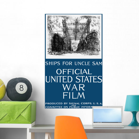 Vintage World War I Wall Decal Design 3