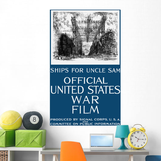 Vintage World War I Wall Decal Design 3