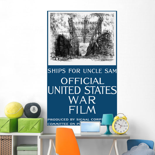 Vintage World War I Wall Decal Design 3