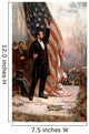 President Abraham Lincoln Wall Decal