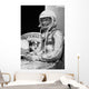 Digitally Restored Photo Astronaut Wall Decal