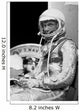 Digitally Restored Photo Astronaut Wall Decal