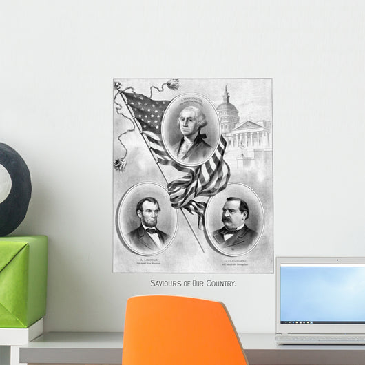 Digitally Restored Vintage American Wall Decal