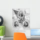 Digitally Restored Vintage American Wall Decal
