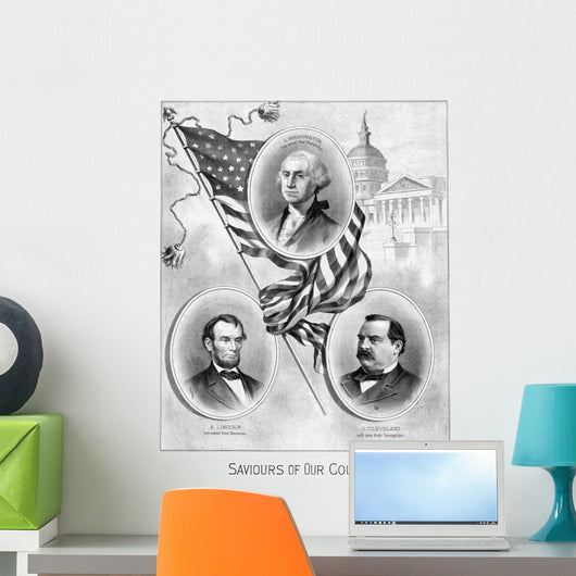 Digitally Restored Vintage American Wall Decal