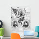Digitally Restored Vintage American Wall Decal