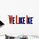 Vintage Election Poster for Wall Decal