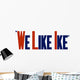 Vintage Election Poster for Wall Decal