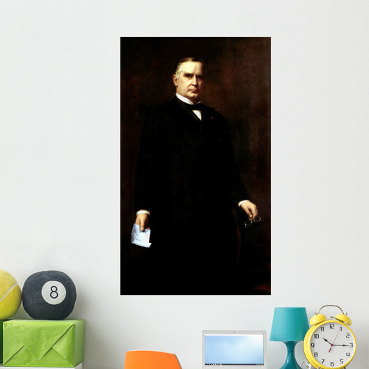Digitally Restored Presidential Painting Wall Decal