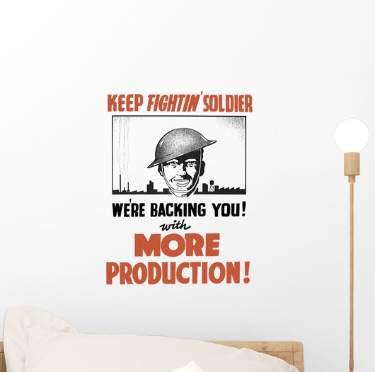 Vintage World War Ii Wall Decal Design 4