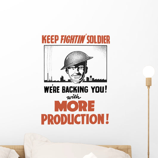 Vintage World War Ii Wall Decal Design 4