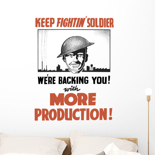 Vintage World War Ii Wall Decal Design 4