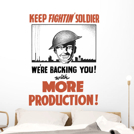 Vintage World War Ii Wall Decal Design 4