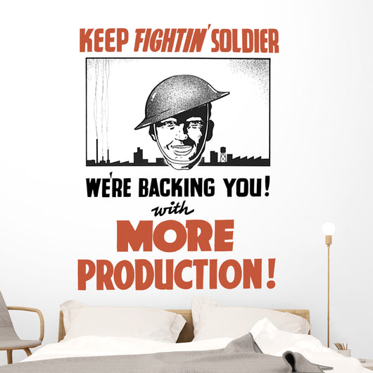 Vintage World War Ii Wall Decal Design 4