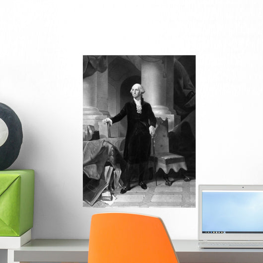 Vintage American History Print Wall Decal