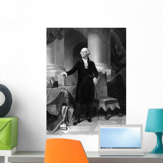 Vintage American History Print Wall Decal