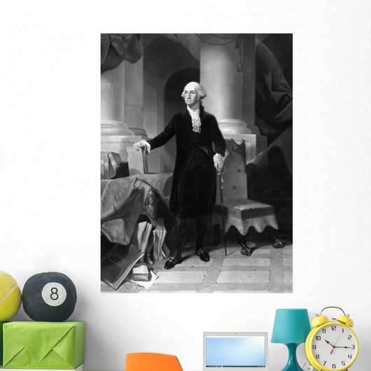 Vintage American History Print Wall Decal