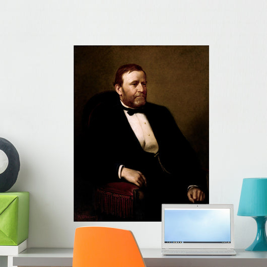 Vintage American History Painting Wall Decal Design 1