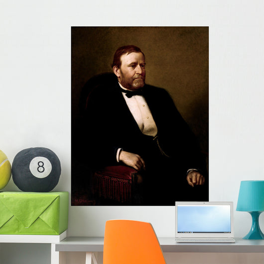 Vintage American History Painting Wall Decal Design 1
