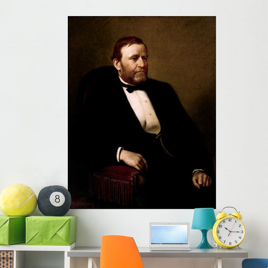 Vintage American History Painting Wall Decal Design 1